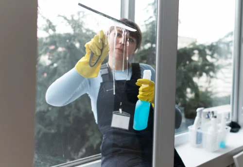Nettoyage de vitres intérieures et extérieures à Gernelle